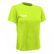 Беговая футболка , силуэт прилегающий, без чашки, размер 42, зеленый RAY