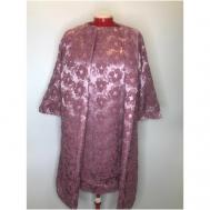 Костюм, кардиган и платье, классический стиль, размер 42, розовый ultimatoys