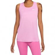 Теннисная майка , силуэт полуприлегающий, размер L, розовый Nike