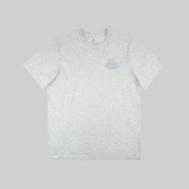Беговая футболка , силуэт свободный, размер XL, серый Nike