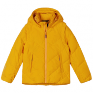 Куртка , демисезон/зима, карманы, капюшон, водонепроницаемость, ветрозащита, размер 140, оранжевый Reima