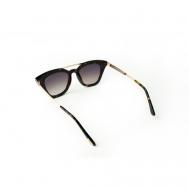 Солнцезащитные очки , клабмастеры, с защитой от УФ, градиентные, для женщин, коричневый Tom Ford