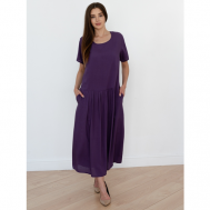 Платье , размер 60, фиолетовый Batist-Ivanovo