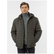 Куртка , демисезон/зима, силуэт прямой, подкладка, внутренний карман, капюшон, карманы, манжеты, размер 64, черный NortFolk