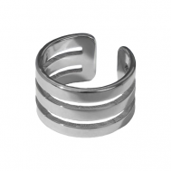 Кольцо , размер 17, серебряный, мультиколор Queen fair