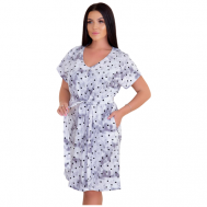 Халат , размер 54, белый Lika Dress