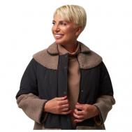 Куртка  , размер XL, коричневый Hassfashion