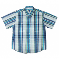 Рубашка , размер 50, зеленый, синий West Rider