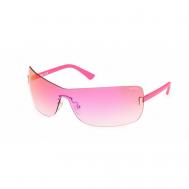 Солнцезащитные очки  GUS 8287 72U, кошачий глаз, с защитой от УФ, для женщин, розовый Guess