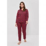 Пижама , размер 50, красный CLEO