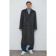 Пальто , удлиненное, размер L/XL, черный MR by MERE