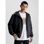 куртка  демисезонная, размер 48(M), черный Calvin Klein