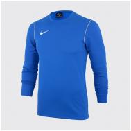 Футбольный лонгслив , силуэт свободный, размер XL, синий Nike