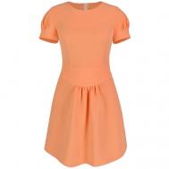 Платье , размер 42, оранжевый Mila Bezgerts