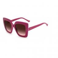 Солнцезащитные очки , квадратные, оправа: пластик, с защитой от УФ, для женщин, розовый Jimmy Choo