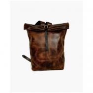 Рюкзак , фактура гладкая, коричневый Black Buffalo Bags