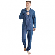 Пижама , размер 54, синий Lika Dress