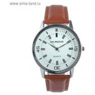 Наручные часы  Часы наручные мужские "Bolingdun", d-4 см, ремешок экокожа, коричневые, коричневый Сима-ленд