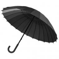 Зонт-трость , механика, черный Проект 111