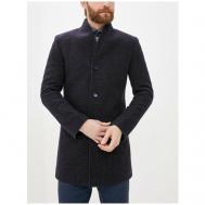 Пальто , демисезон/зима, силуэт прилегающий, подкладка, размер 56/182, фиолетовый BERKYTT