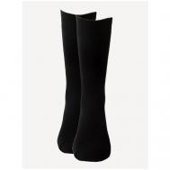 Мужские носки , 5 пар, 5 уп., высокие, нескользящие, утепленные, махровые, размер 23-25/39-42, черный Ишимбайская чулочная фабрика