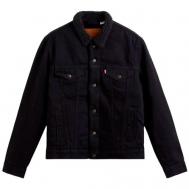 Джинсовая куртка , демисезон/лето, размер M, черный Levi's