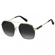 Солнцезащитные очки , прямоугольные, оправа: металл, с защитой от УФ, градиентные, золотой Marc Jacobs