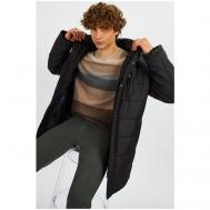 куртка , демисезон/зима, силуэт прямой, водонепроницаемая, ветрозащитная, размер 50, черный Baon