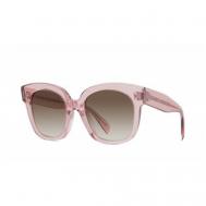 Солнцезащитные очки , прямоугольные, с защитой от УФ, градиентные, для женщин, розовый Celine