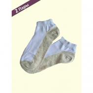Женские носки , размер 36/41, белый Женские носки короткие