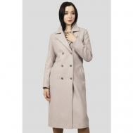 Пальто-халат   демисезонное, силуэт прямой, средней длины, размер 40/170, мультиколор Margo