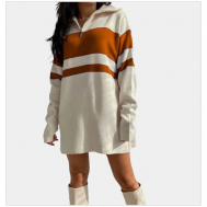 Женский удлиненный свитер/платье , размер ONESIZE 42-48 Casual Wear