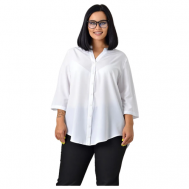 Рубашка  , нарядный стиль, размер 62, белый KRESTOSTA