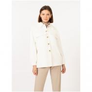 куртка-рубашка  , размер 42, белый Pompa