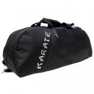 Сумка спортивная сумка-рюкзак , 37 л, 25х25х53 см, черный STAR FIGHT