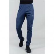Беговые брюки , мембрана, регулировка объема талии, водонепроницаемые, размер 56/3XL, синий NORDSKI
