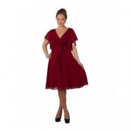 Платье , размер 44, бордовый Swing