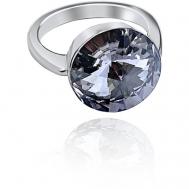 Кольцо, бижутерный сплав, кристаллы Swarovski, размер 16.5, голубой GAUDI JEWELRY