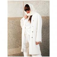 Пальто  , размер M/170, белый GRAY+ONE