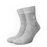 Мужские носки , 1 пара, размер 44;45;46, серый Opium