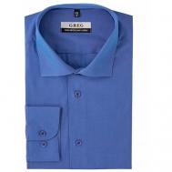 Рубашка , размер 164-172/39, голубой Greg