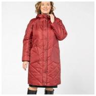 Куртка  , демисезон/зима, удлиненная, силуэт свободный, подкладка, утепленная, размер 52, красный Pit. Gakoff