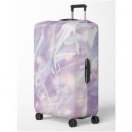 Чехол для чемодана , размер L, фиолетовый CVT