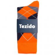 Носки , размер 41-46, оранжевый Tezido