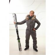 Комбинезон  для сноубординга, ветрозащитный, мембранный, размер 44-170, серый SUNENERGY+