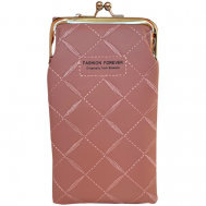 Сумка  клатч  вечерняя, внутренний карман, розовый Buono Leather