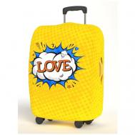 Чехол для чемодана  , 40х55х25 см, желтый RATEL