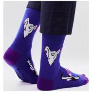 Носки  Socks x Союзмультфильм, размер 34-37, серый, синий St. Friday
