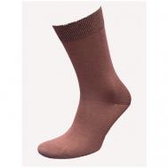 Мужские носки , 1 пара, классические, размер 23 (39-40), коричневый Гранд