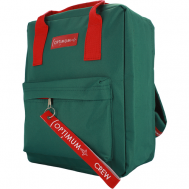 Сумка дорожная сумка-рюкзак  40135717_5, 29 л, 36х30х27 см, ручная кладь, отделение для обуви, отделение для ноутбука, фиксирующие ремни, водонепроницаемая, с увеличением объема, зеленый Optimum
